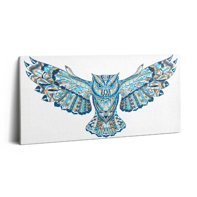 Obraz z fotografie na plátně 140x70 cm Sova v letu