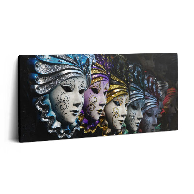 Obraz z fotografie na plátně 140x70 cm Benátské masky