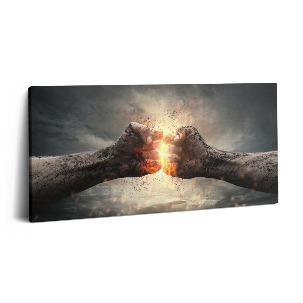 Obraz z fotografie na plátně 140x70 cm Moc a síla pěsti