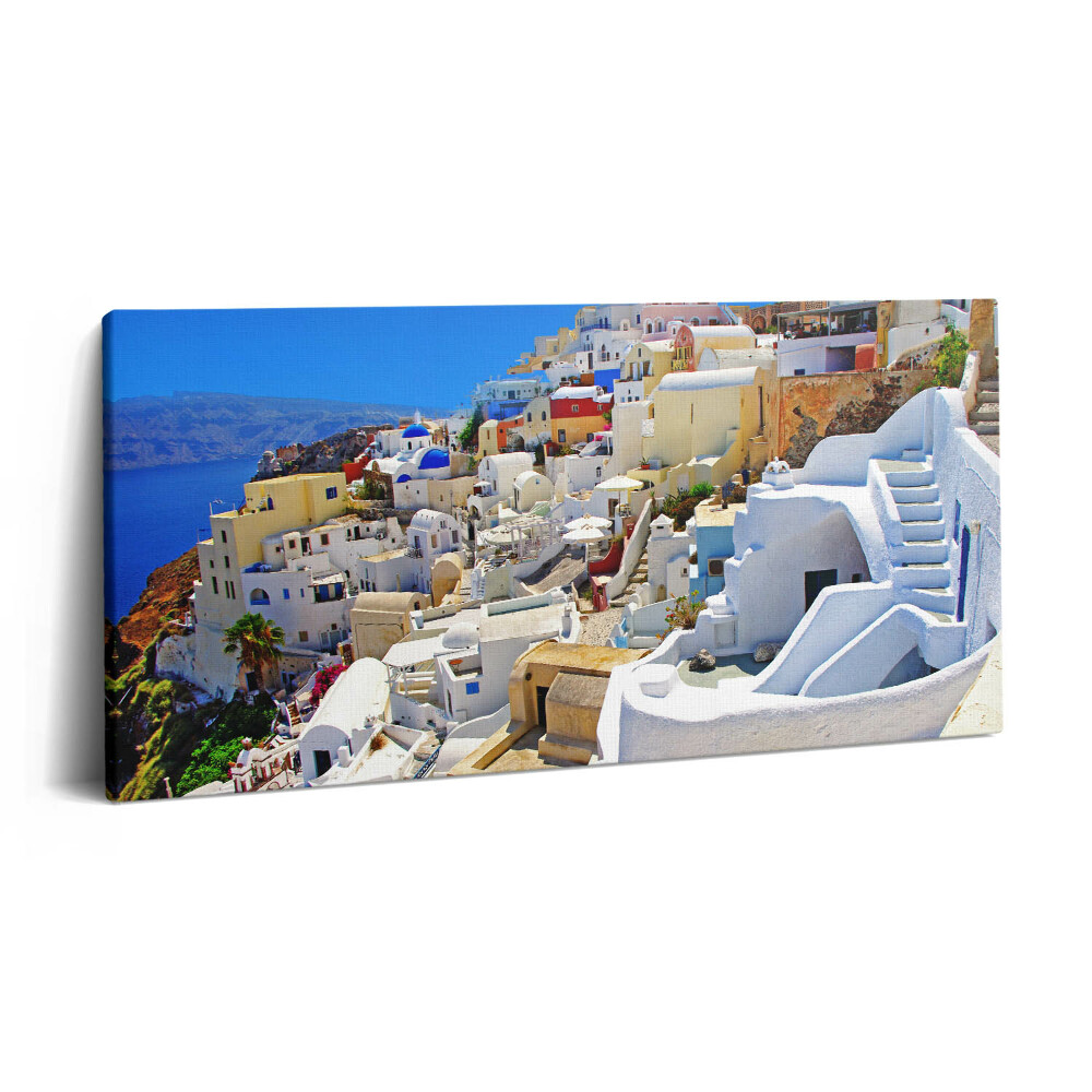 Obraz canvas 140x70 cm Řecko Santorini
