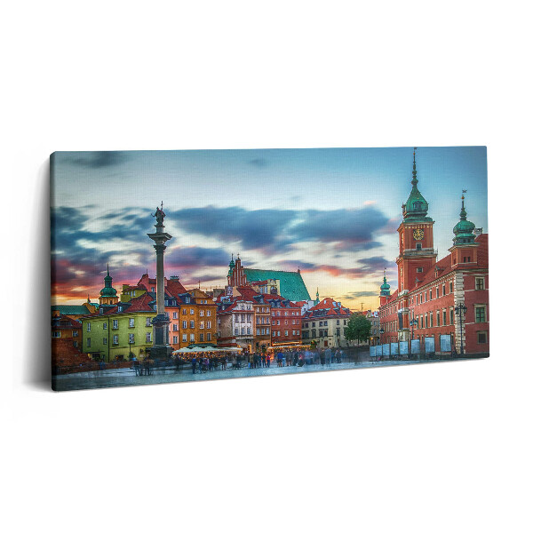 Obraz na plátně 140x70 Staroměstský hrad ve Varšavě