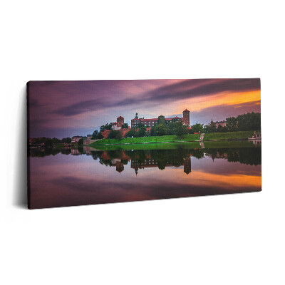 Obraz canvas 140x70 cm Královský hrad Wawel východ