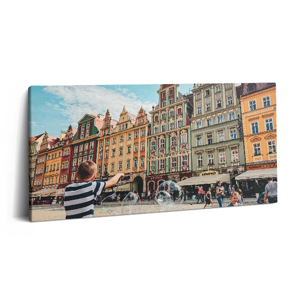 Obraz canvas 140x70 cm Tržní náměstí ve Vratislavi