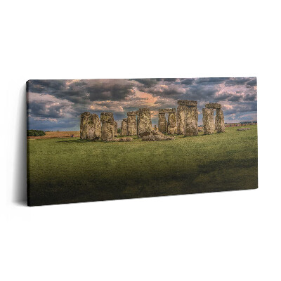 Obraz z fotografie na plátně 140x70 cm Stonehenge Nimbostratus