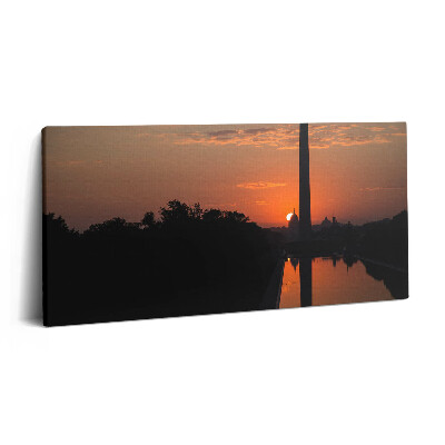 Obraz z fotografie na plátně 140x70 cm Washingtonská věž
