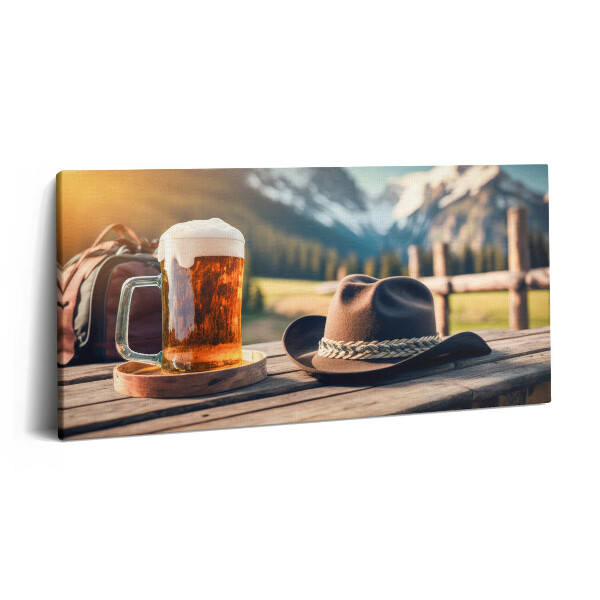 Obraz z fotografie na plátně 140x70 cm Říjnový festival v Mnichově