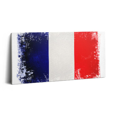 Obraz na plátně 140x70 Francouzská vlajka