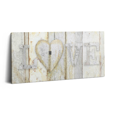 Obraz na plátně 140x70 Nápis Love