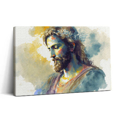 Obraz canvas 30x20 Barevný obraz Ježíše
