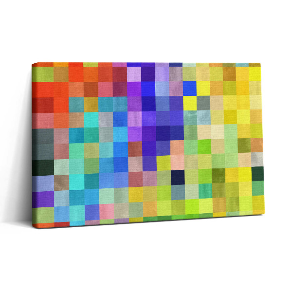 Obraz na plátně 30x20 Kompozice malých čtverců