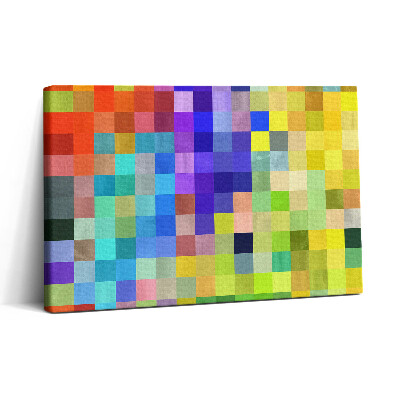 Obraz na plátně 30x20 Kompozice malých čtverců