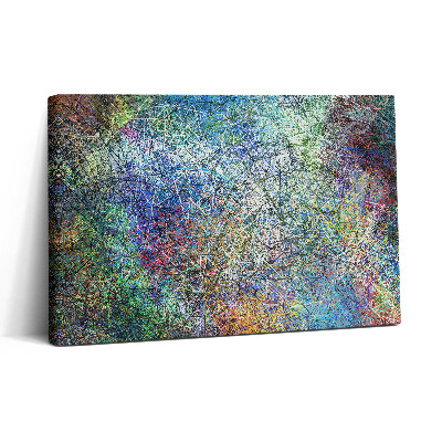 Obraz na plátně 30x20 Expresivní abstrakce barevných linií