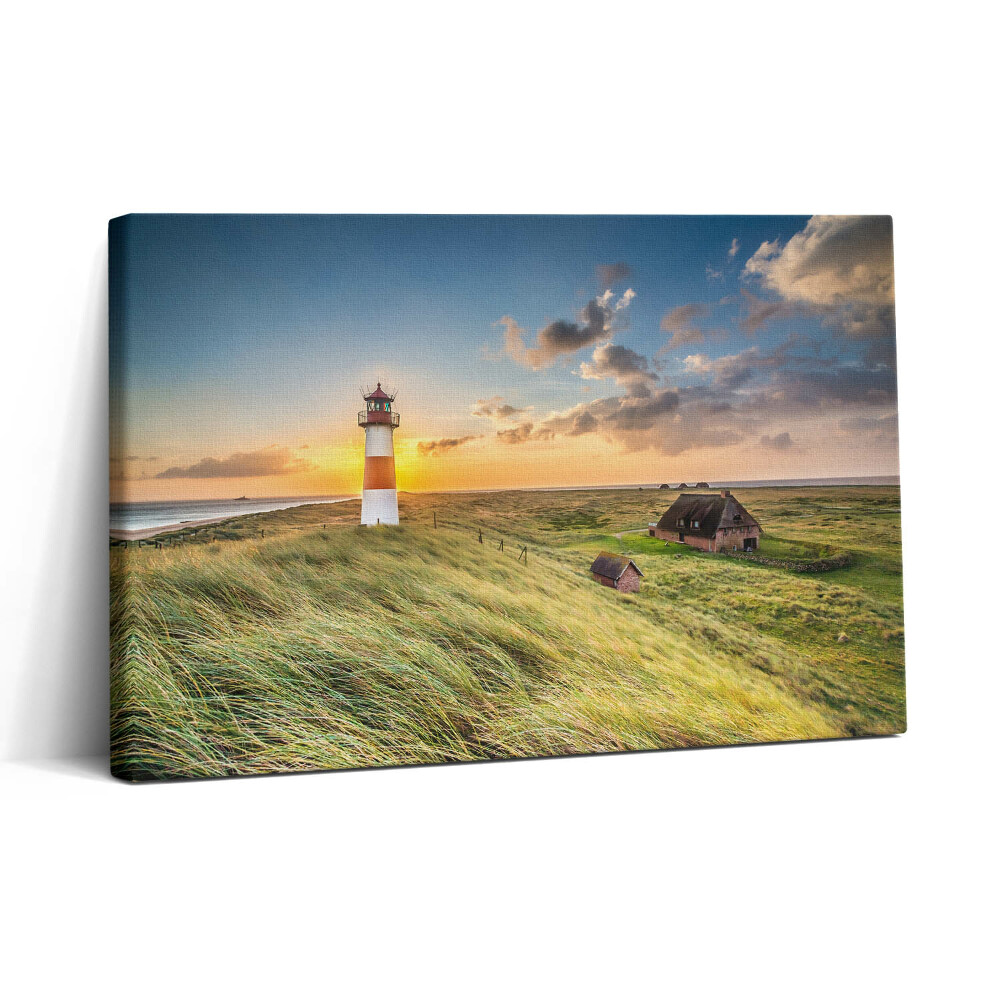 Obraz na plátně 30x20 Pojmenujte maják na ostrově Sylt