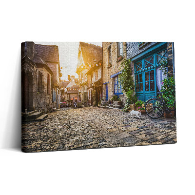 Obraz z fotografie na plátně 30x20 Stará městská ulice