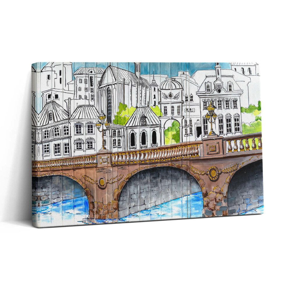 Obraz na plátně 30x20 Kultura městských graffiti - Francie