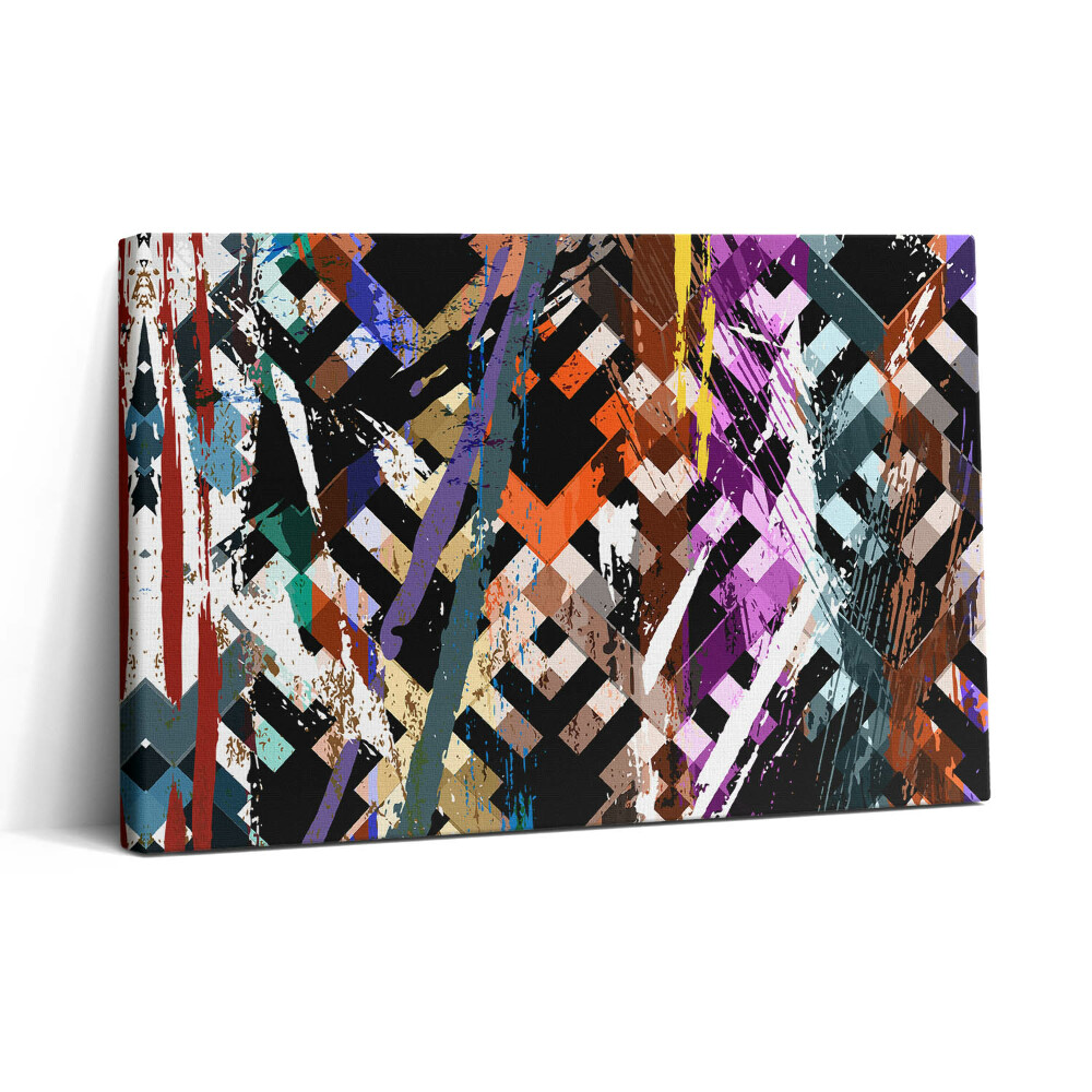 Obraz canvas 30x20 Barevné pruhy