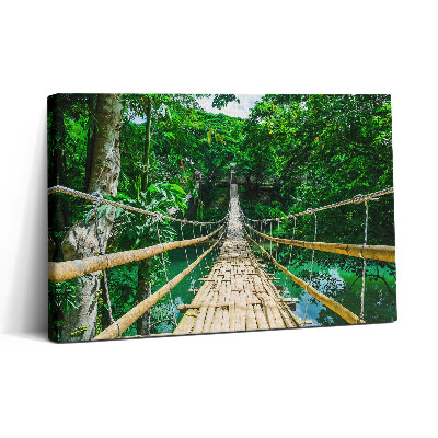 Obraz canvas 30x20 Most v lese na Filipínách
