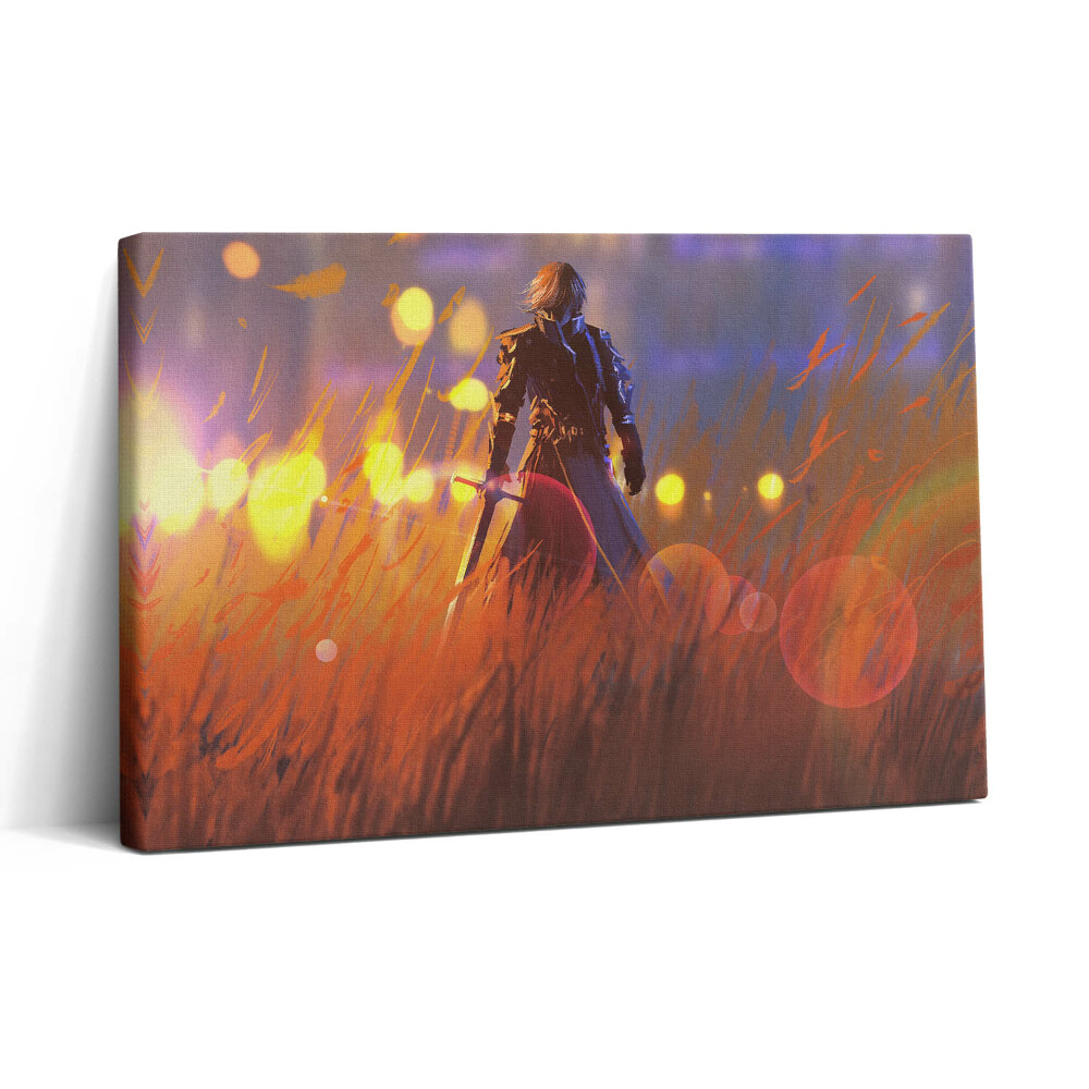 Obraz canvas 30x20 Rytíř s mečem