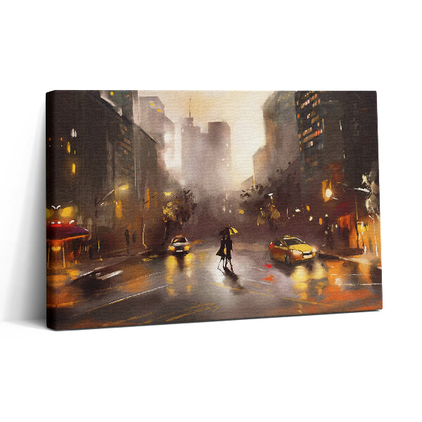 Obraz canvas 30x20 Pohled na ulici v New Yorku