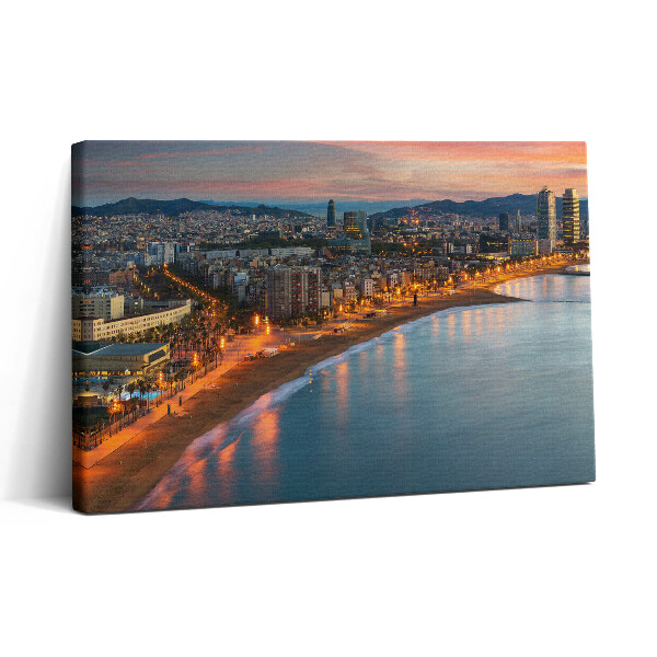Obraz na plátně 30x20 Východní pláž v Barceloně