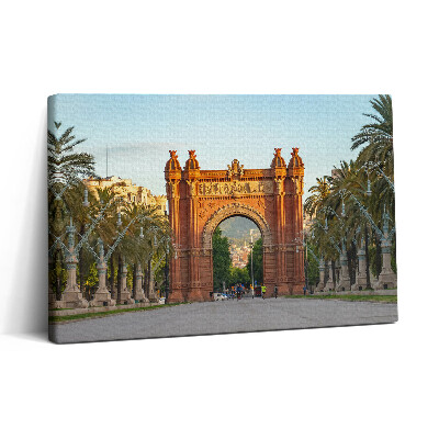 Obraz canvas 30x20 Vítězný oblouk Barcelona Katalánsko