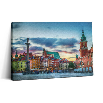 Obraz z fotografie na plátně 30x20 Staroměstský hrad ve Varšavě