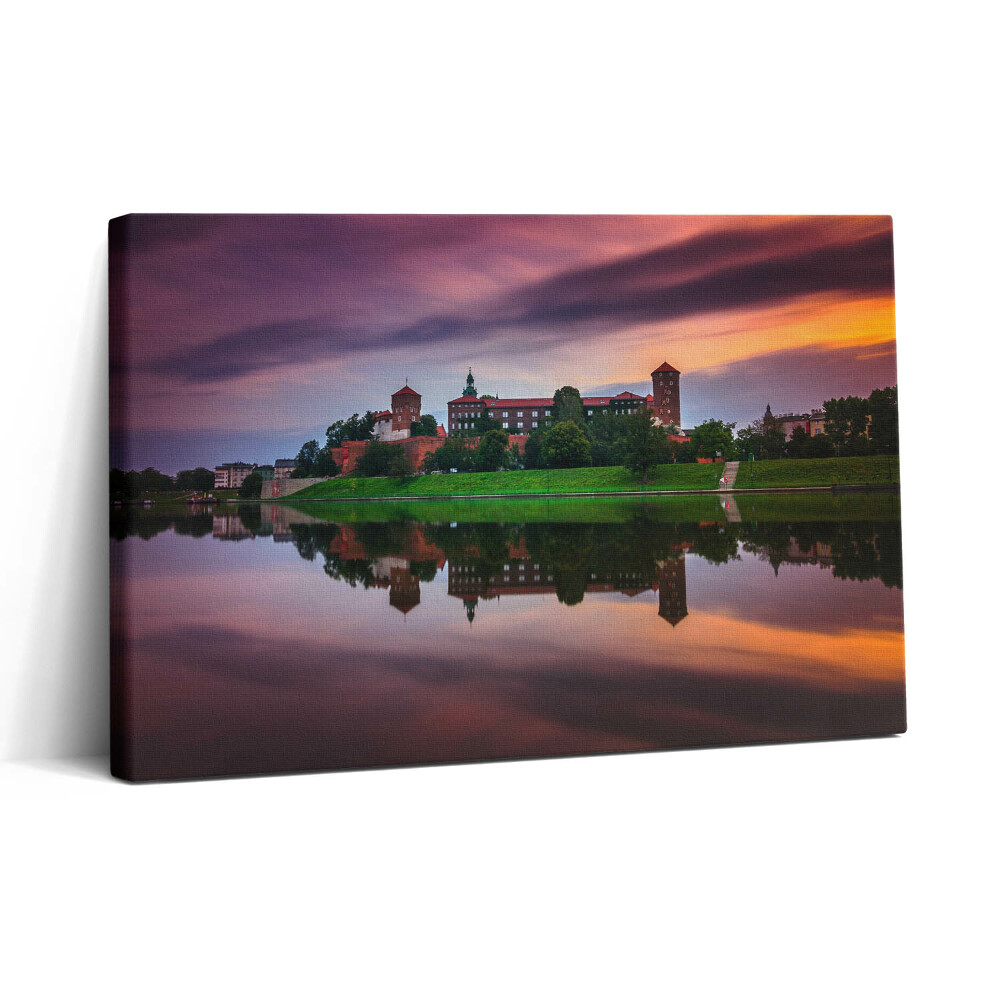 Obraz canvas 30x20 Královský hrad Wawel východ