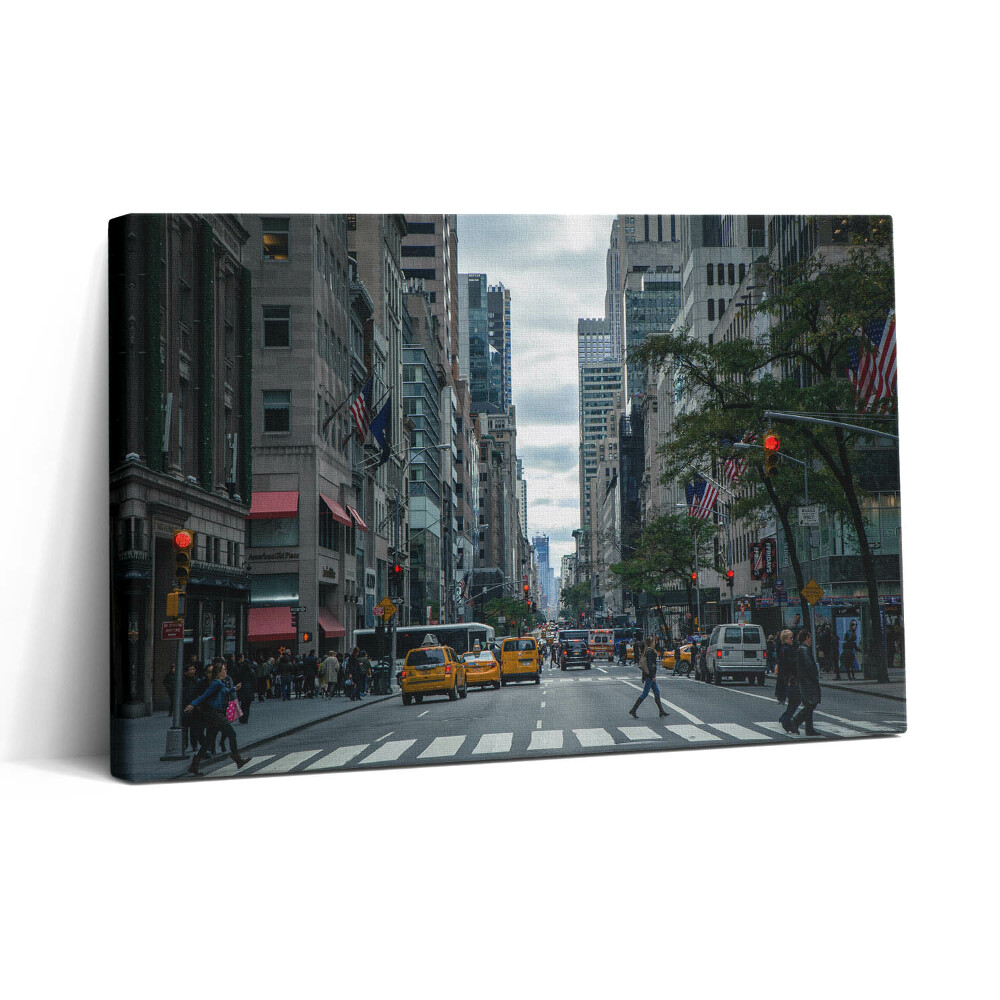 Obraz canvas 30x20 Newyorské pouliční taxi