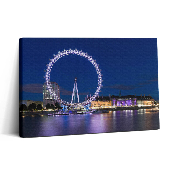 Obraz canvas 30x20 Ruské kolo London Eye Londýn