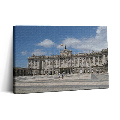 Obraz canvas 30x20 Historický palác v Madridu