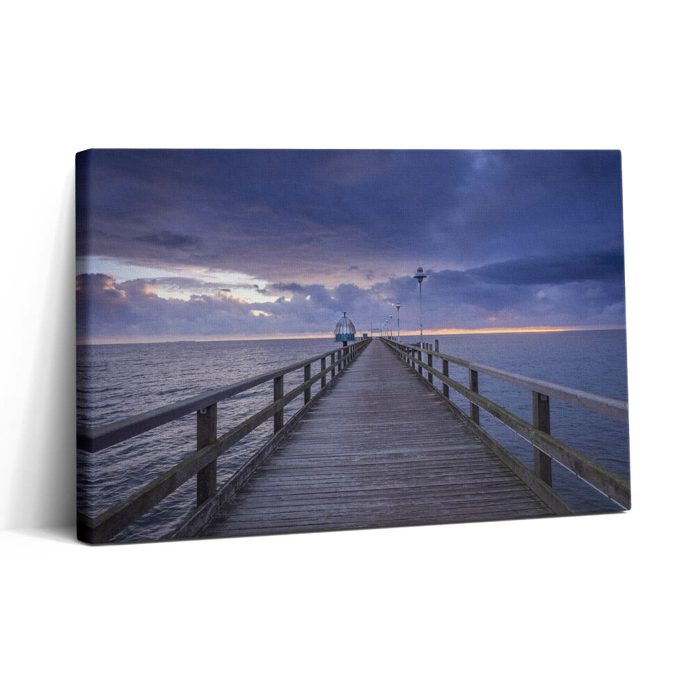 Obraz canvas 30x20 Molo na Baltském moři