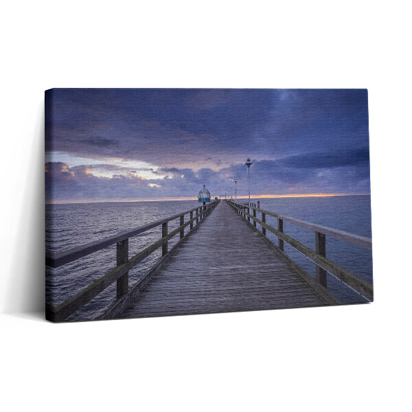 Obraz canvas 30x20 Molo na Baltském moři