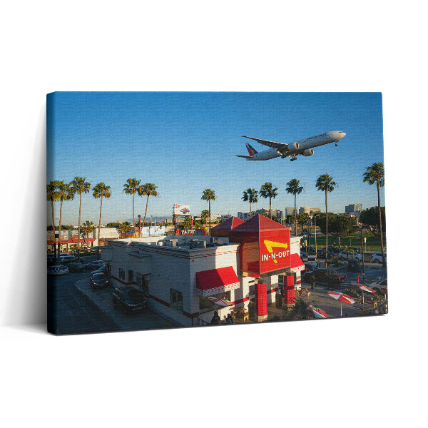 Obraz canvas 30x20 Letadlo startující z Los Angeles