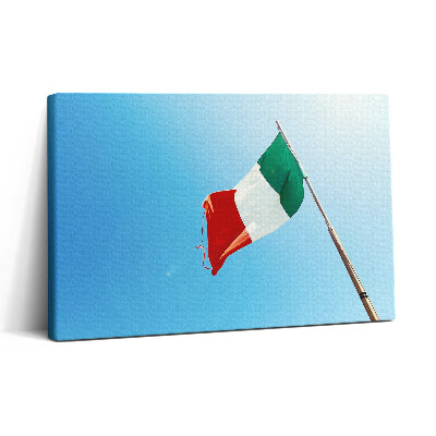 Obraz z fotografie na plátně 30x20 Italská vlajka