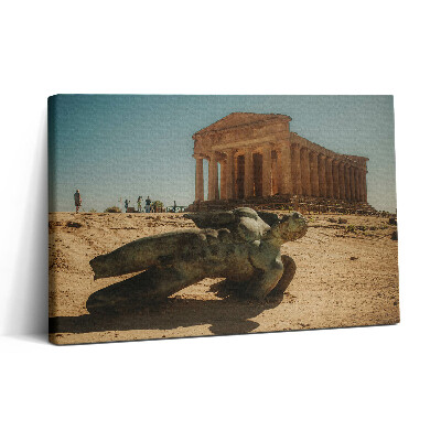 Obraz canvas 30x20 Údolí chrámů na Sicílii v Itálii