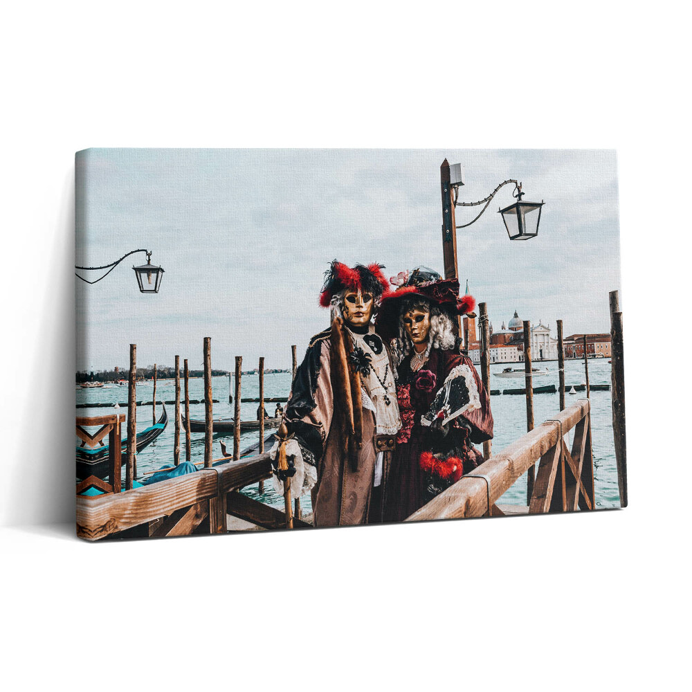 Obraz canvas 30x20 Karneval v Benátkách