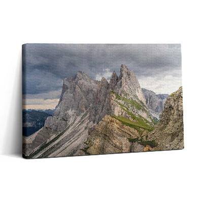 Obraz canvas 30x20 Skalisté hory