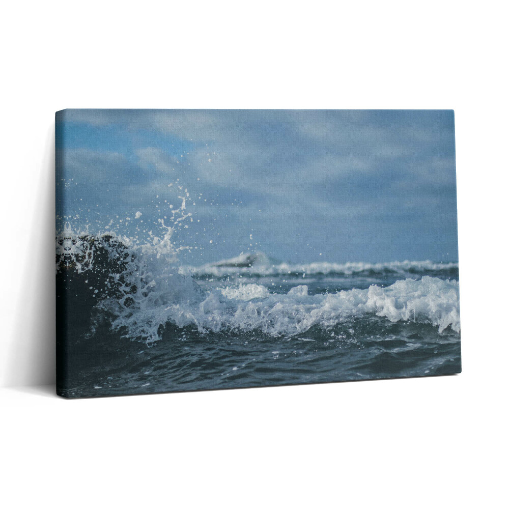 Obraz canvas 30x20 Fotografie mořských vln