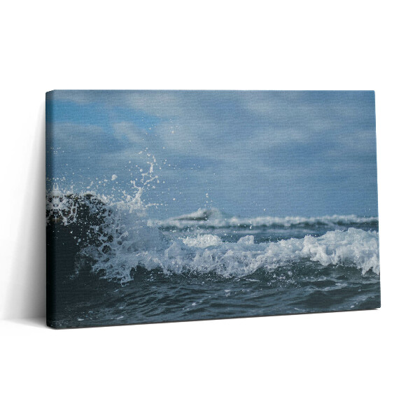 Obraz canvas 30x20 Fotografie mořských vln