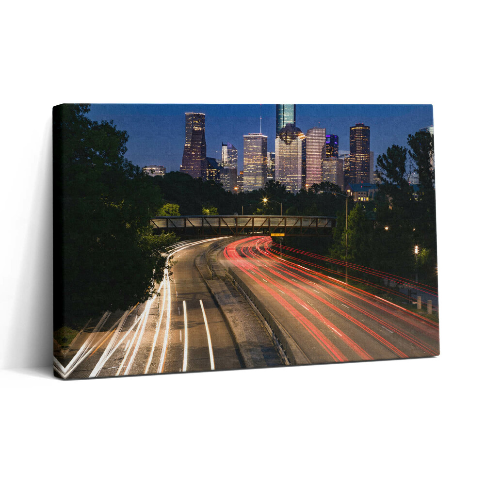Obraz canvas 30x20 Dálnice vedoucí do města