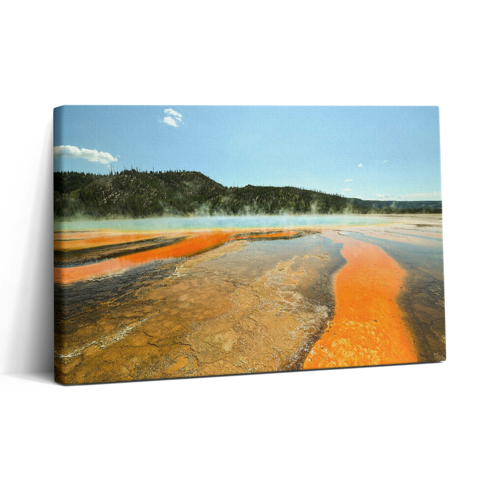 Obraz canvas 30x20 Jezero s horami