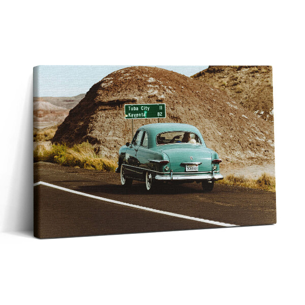 Obraz canvas 30x20 Tyrkysový Volkswagen Brouk