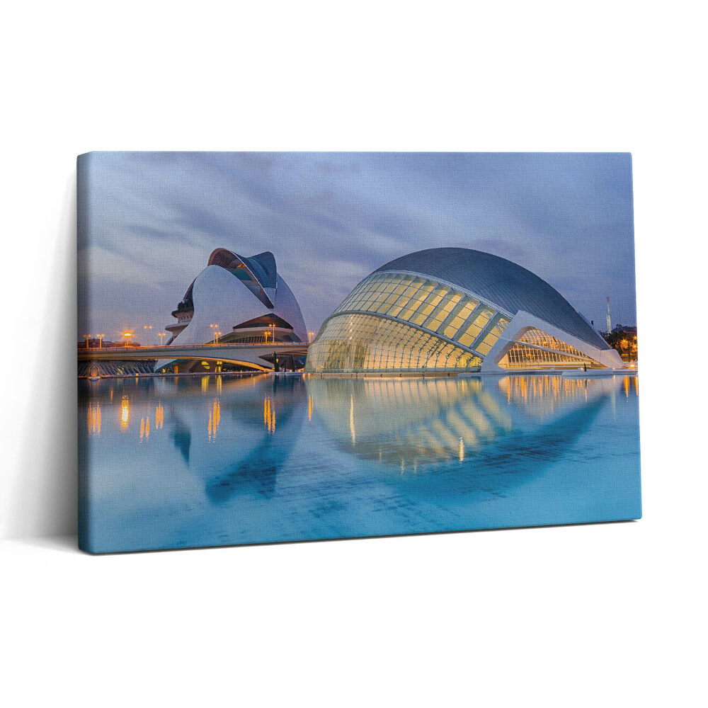 Obraz canvas 30x20 Město při západu slunce