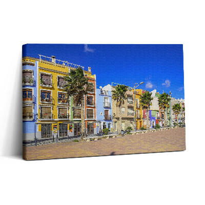 Obraz canvas 30x20 Město na pobřeží Costa Blanca