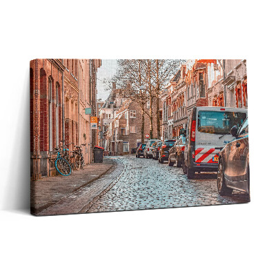 Obraz canvas 30x20 Městská ulice
