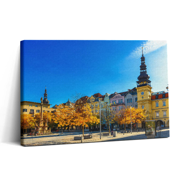 Obraz canvas 30x20 Masarykovo náměstí a Stará radnice