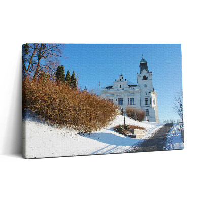 Obraz na plátně 30x20 Město Ostrava v zimě