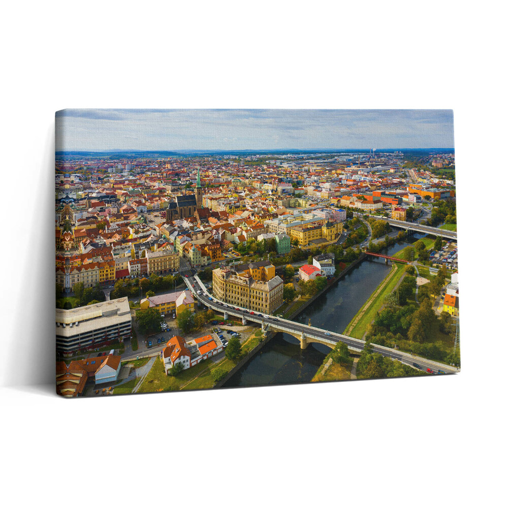 Obraz canvas 30x20 Krajina města Plzně