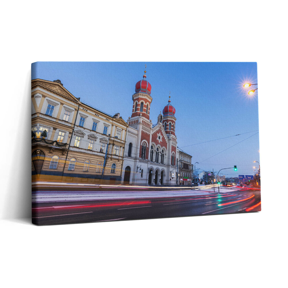 Obraz na plátně 30x20 Velká synagoga v Plzni