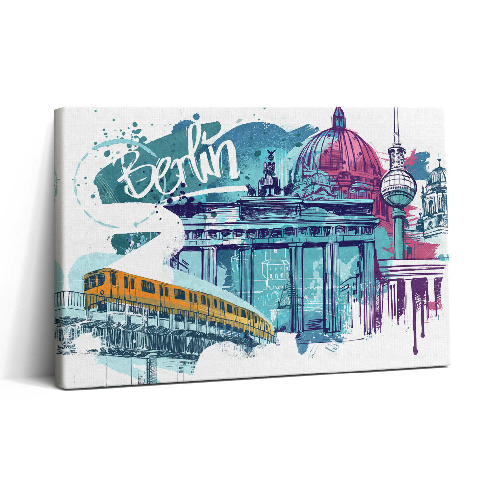 Obraz z fotografie na plátně 30x20 Cestování po Berlíně